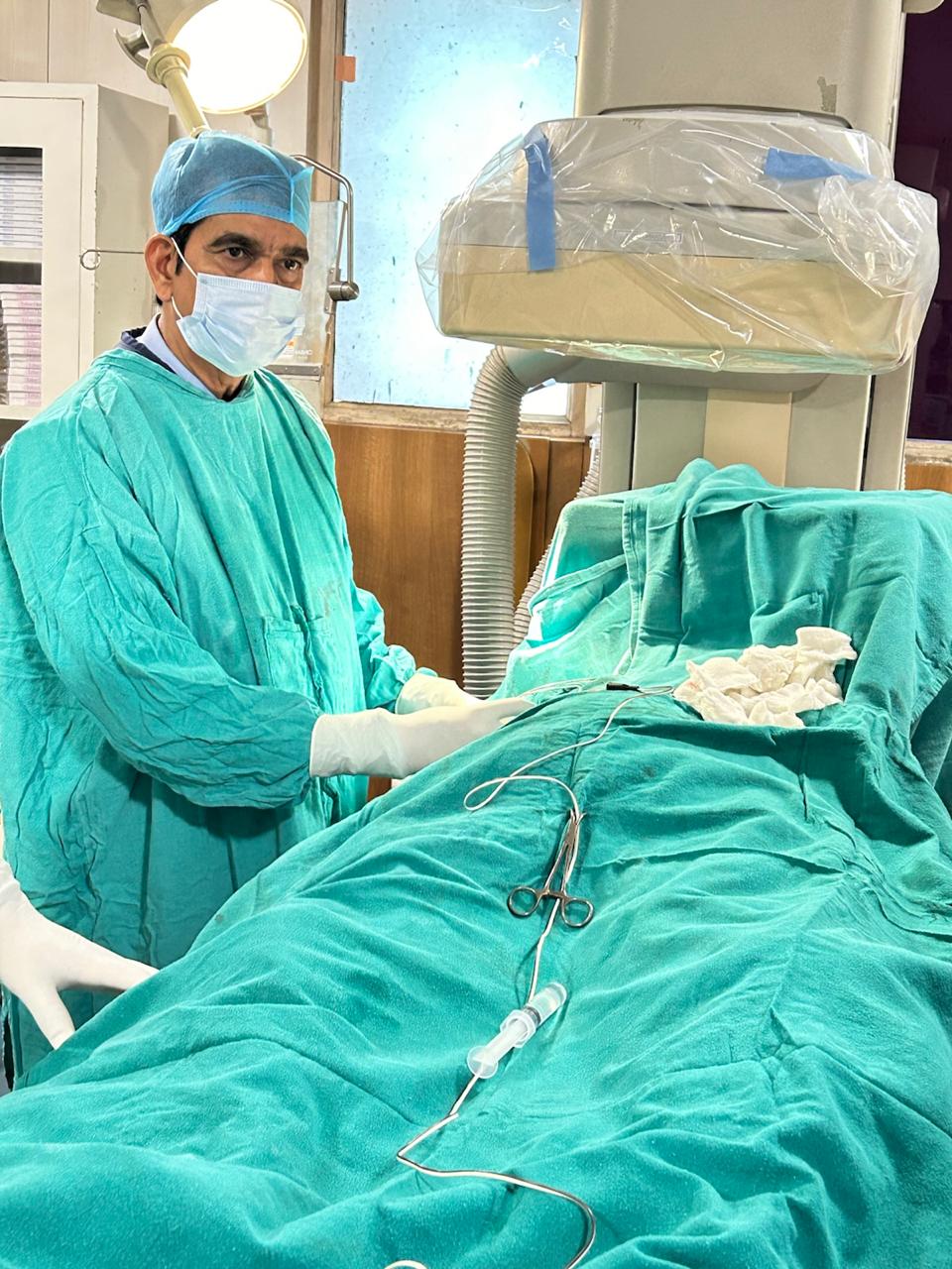 Dr. Sanjay Sharma at the clinic
